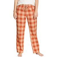 Eddie Bauer ® Stine's Flanell Pyjamahose Damen Orange Gr. XS von Eddie Bauer