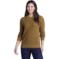 Eddie Bauer ® Tellus Pullover - Rundhalsausschnitt Damen Braun Gr. L von Eddie Bauer