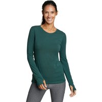 Eddie Bauer ® Tempo Light Langarmshirt mit Rundhalsausschnitt Damen Grün Gr. L von Eddie Bauer