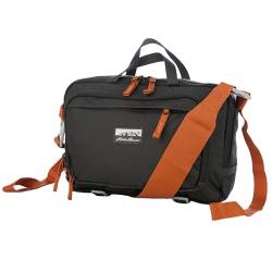 Eddie Bauer 7L Trail Bag mit abnehmbarem Schultergurt und verstellbarem Bund, Carbon Black von Eddie Bauer
