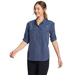 Eddie Bauer Damen Athletic Sport-Shirts, Mittel-Indigo, X-Groß von Eddie Bauer