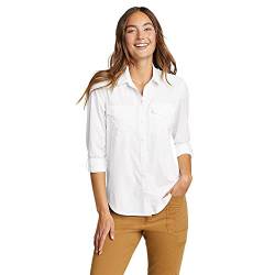 Eddie Bauer Damen Langarmshirt Departure 2.0, schneeweiß, XX-Large von Eddie Bauer