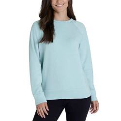 Eddie Bauer Damen Rundhalsausschnitt | Damen Crewneck Casual Shirt | Damen Pullover mit Rundhalsausschnitt, Blau, XX-Large von Eddie Bauer