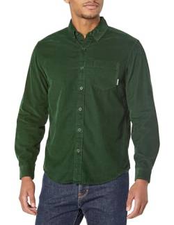 Eddie Bauer Herren Ls Cordhemd Hemd mit Button-Down-Kragen, Dkolive, Klein von Eddie Bauer