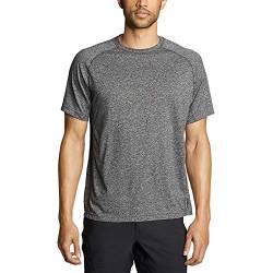 Eddie Bauer Herren T-Shirt Resolution Short Sleeve HTR Grey Regular XL von Eddie Bauer