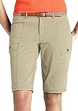 Eddie Bauer Shorts Cargoshorts Damen 34 (4), Beige von Eddie Bauer