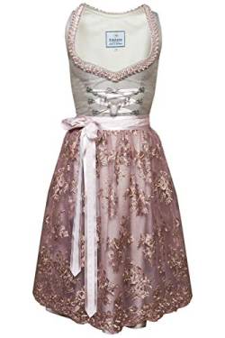 Edelnice Trachtenmode Exklusives Designer Midi Dirndl Ophelia inkl. Spitzen Dirndlschürze und Charivari Gr. 32-54 von Edelnice Trachtenmode