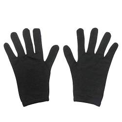 Edenswear Tencel feuchtigkeitsspendende Handschuhe für Kinder mit Zink (S, schwarz) von Edenswear
