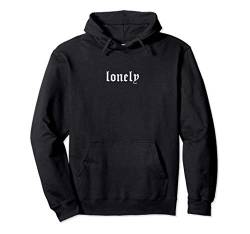 Lonely Antisocial Solitary Aesthetic Clothing E-Girl E-Boy Pullover Hoodie von Edgy Aesthetic Clothing & Soft Grunge Clothes