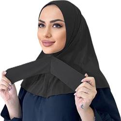 Edinber Damen Muslim Hijab, Kopftuch Schal zum Überziehen für muslimische Damen von Edinber