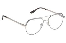 Edison & King Lesebrille Eternity - Brille mit Pilotenform und Premiumgläsern - entspiegelt und gehärtet (Anthrazite, 1,25 dpt) von Edison & King