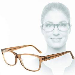 Edison & King “Workflow”: Die Business-Lesebrille mit Premiumgläsern inkl. Bluelightprotect (Braun, 2.00 dpt) von Edison & King