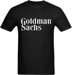 Mens Funny Abstract Goldman Sachs Fashion Custom Cotton Male T Shirt T-Shirts & Hemden(X-Large) von Edit