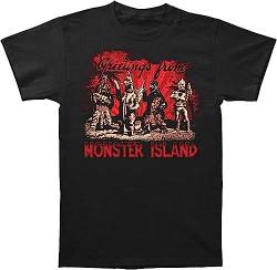 Monster Island Fitted Jersey S S T Shirt in Black T-Shirts & Hemden(3X-Large) von Edit