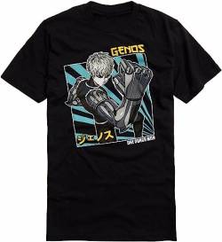 One Punch Man GENOS T-Shirt Black T-Shirts & Hemden(Small) von Edit