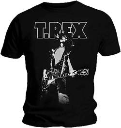 T Shirt T REX Vintage Logo Bolan ~ Glam Marc Black T-Shirts & Hemden(3X-Large) von Edit