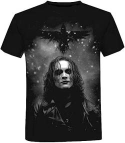 The Crow g Star t Shirt s Damen 3D Printed Movie Streetwear Tees Tops vr3 T-Shirts & Hemden(Medium) von Edit