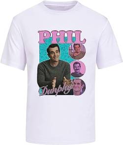 Vintage Phil Dunphy Homage Bootleg Rap Retro Cotton Tee White Mens T-Shirt T-Shirts & Hemden(Large) von Edit