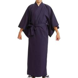 [Edoen] Japan YUKATA Kimono gesteppt Sashiko Herren, Violett, X-Large von Edoten