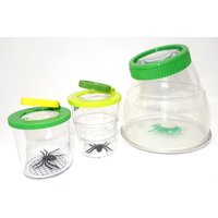 Edu-Toys Experimentierkasten Becherlupen 3er Set Groß-Klein-Faltbar mit extra Lupenheft, (3-tlg) von Edu-Toys