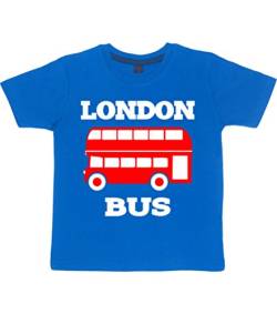London Bus 'Kinder T-Shirt in verschiedenen Farben, Blau von Edward Sinclair