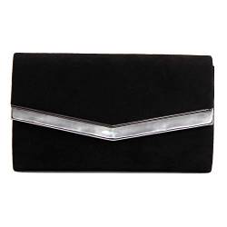 Eferri Clutch Handtasche Amparo Party Tasche Damen Grau von Eferri