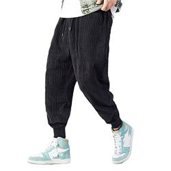 Cordhose Winterhose Herren Jogger Sweatpants Japanische Streetwear Männer Hosen Arbeit von Efloorcoration