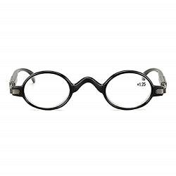 EgBert Hd Anti-Fatigue Lesebrille Pc Schwarz Runde Rahmen Resin Linse Presbyopie Brille - 1.0 von Egbert