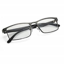 EgBert Mode Schwarz Kurzsichtig Gläser Metall Vollbild Myopie Brille - -3.0 von Egbert