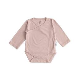 Ehrenkind® Baby-Body Wolle Seide Body | 70% Schurwolle - 30% Seide Body Baby Langarm | Schlupfbody 86/92 Rosé von Ehrenkind