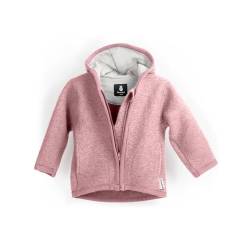 Ehrenkind® Walkjacke | Jacke für Kind aus Natur Schurwolle mit Reißverschluss | Walk Jacke für Baby | Rosa Gr. 134/140 von Ehrenkind