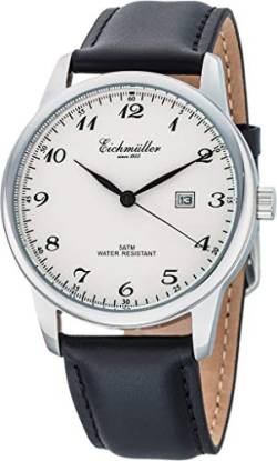 Eichmüller Herrenuhr Edelstahl 42 mm (altweiss-schwarz) von Eichmüller since 1950