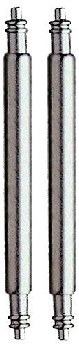 2 Stück 26mm Eichmüller Edelstahl Federstege Pins Stifte Spring Bars 1,5mm Durchmesser für Uhren Armbänder von Eichmüller