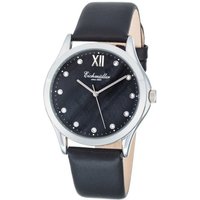 Eichmüller Quarzuhr Damenuhr RE1140 Zirkonia Schwarz 39 mm von Eichmüller