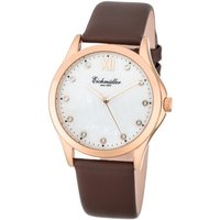 Eichmüller Quarzuhr Eichmüller Damenuhr RE1142 Rosefarben Zirkonia Weiss 39 mm von Eichmüller