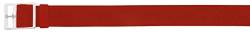 Eichmüller Uhrenarmband Perlon in 18/20 mm Textil Retro Geflochten Atmungsaktiv (Rot, 20 mm) von Eichmüller