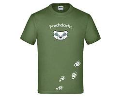 Eidos T-Shirt Kinder Frechdachs - moosgrün 122 von Eidos