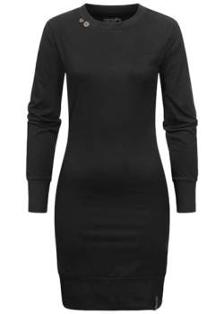 Eight2Nine Damen Kleid Longsleeve Dress mit Knopf-Details am Kragen von Eight2Nine