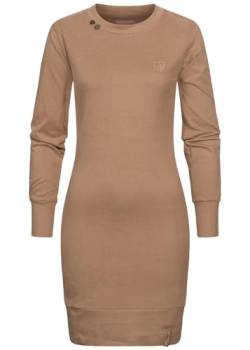 Eight2Nine Damen Kleid Longsleeve Dress mit Knopf-Details am Kragen von Eight2Nine