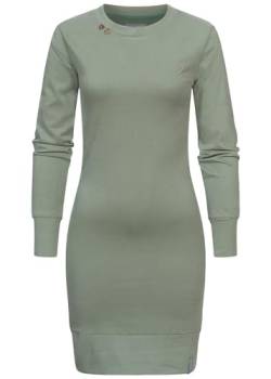 Eight2Nine Damen Kleid Longsleeve Dress mit Knopf-Details am Kragen von Eight2Nine