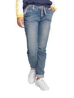 Eight2Nine Damen Sweat Denim-Optik Hose im Boyfriend Style Blue S von Eight2Nine