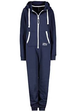 Eight2Nine Damen Sweat Overall Einteiler Onesie Dark-Blue M/L von Eight2Nine