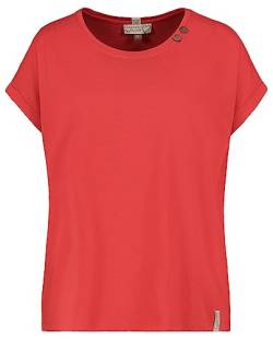 Eight2Nine Damen T-Shirt LETN-064 Loose Fit Kurzarmshirt Flame Red M von Eight2Nine