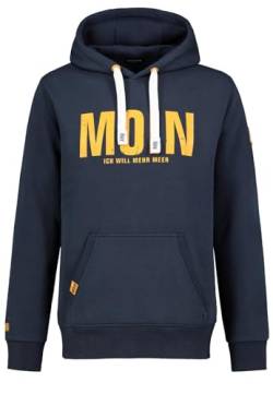 Eight2Nine Herren Hoodie Moin LETN-077 Kapuzen-Sweatshirt Statement Maritim Navy L von Eight2Nine