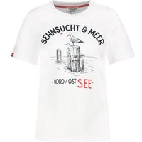 Eight2Nine Kurzarmshirt Eight2nine Damen T-Shirt kurz arm Motive Sommer 100% Baumwolle Shirt von Eight2Nine