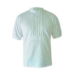Zunft-Polo-Hemd, 100% Baumwolle, halbarm (L, weiß) von Eiko