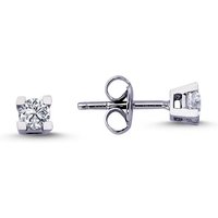 EinStein Diamant Paar Ohrstecker 0,25 Carat Diamant Solitär Ohrringe 14 Karat Weißgold, Diamantschmuck für Frauen von EinStein Diamant