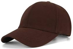 Einaily Baseball Cap Herren Damen Unisex Kappe Verstellbar Baseboard Baseballkappe Mütze Outdoor Baseballkappe Baumwolle atmungsaktive Mütze mit Schirm, Basecap mit integriertem Schweißband von Einaily