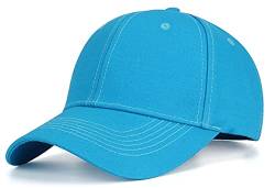 Einaily Unisex Kappe Mütze für Herren, Damen Kappe Outdoor Baseball Cap Verstellbar Erwachsenen Mütze Casual Cool Mode Baseballmütze Flat Hüte atmungsaktive Mütze Hut Cap (See blau) von Einaily