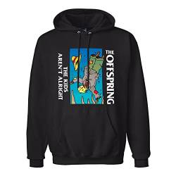 Eines The Offspring The Kids aren't Alright Poster Printed Black Pullover Hoodies Mens Unisex Sweatshirts 3XL von Eines